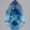 5.00 ct Pear BLUE VS2 IGI Certified Lab Grown Diamond