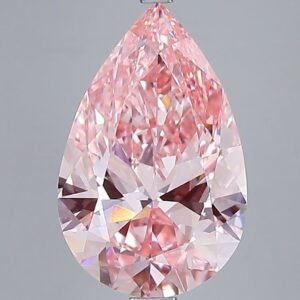9.09 ct Pear PINK VS1 IGI Certified Lab Grown Diamond