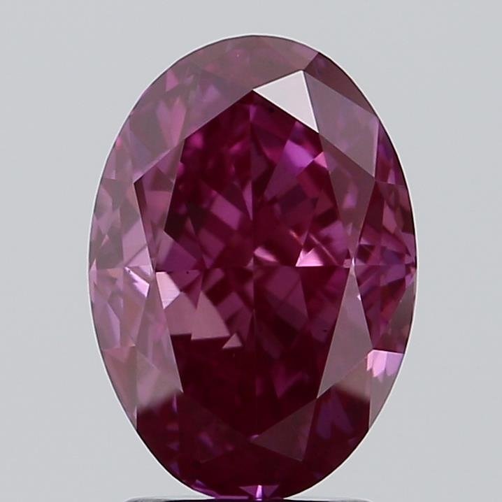 3.00 ct Oval PINK VS2 IGI Certified Lab Grown Diamond