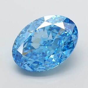 5.10 ct Oval Blue VS1 IGI Certified Lab Grown Diamond