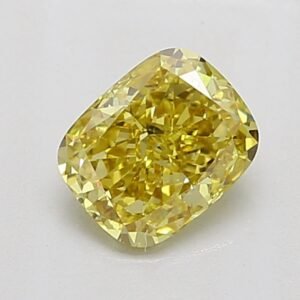 1.02 ct Cushion Yellow VS2 IGI Certified Lab Grown Diamond