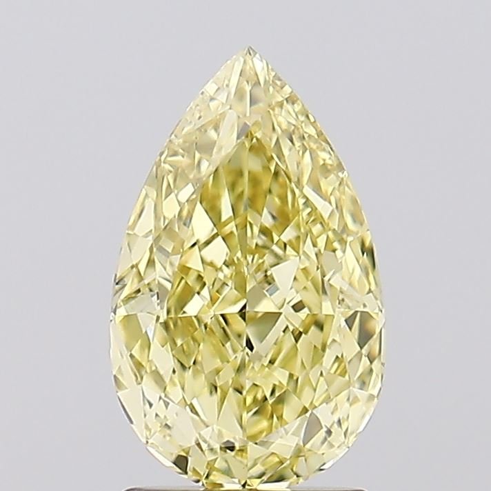 1.84 ct Pear Yellow VVS2 IGI Certified Lab Grown Diamond