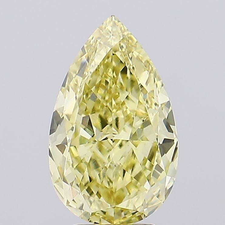 4.58 ct Pear Yellow VVS2 IGI Certified Lab Grown Diamond