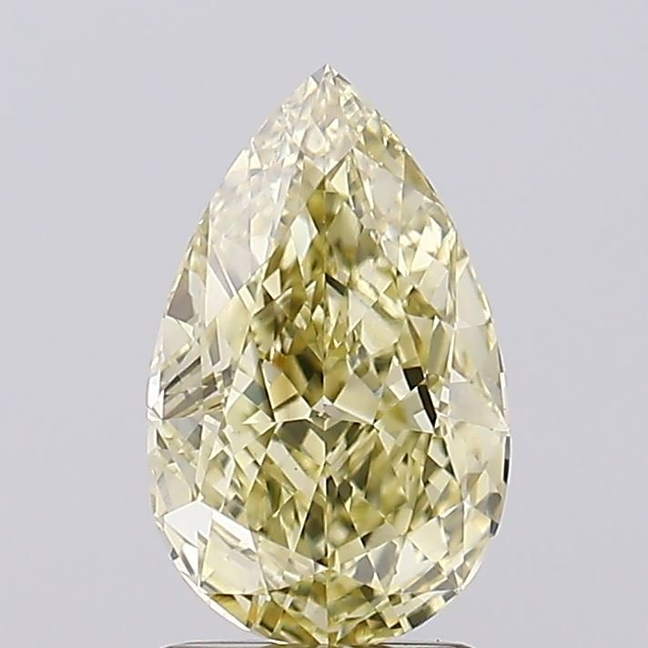 2.08 ct Pear Yellow VVS2 IGI Certified Lab Grown Diamond