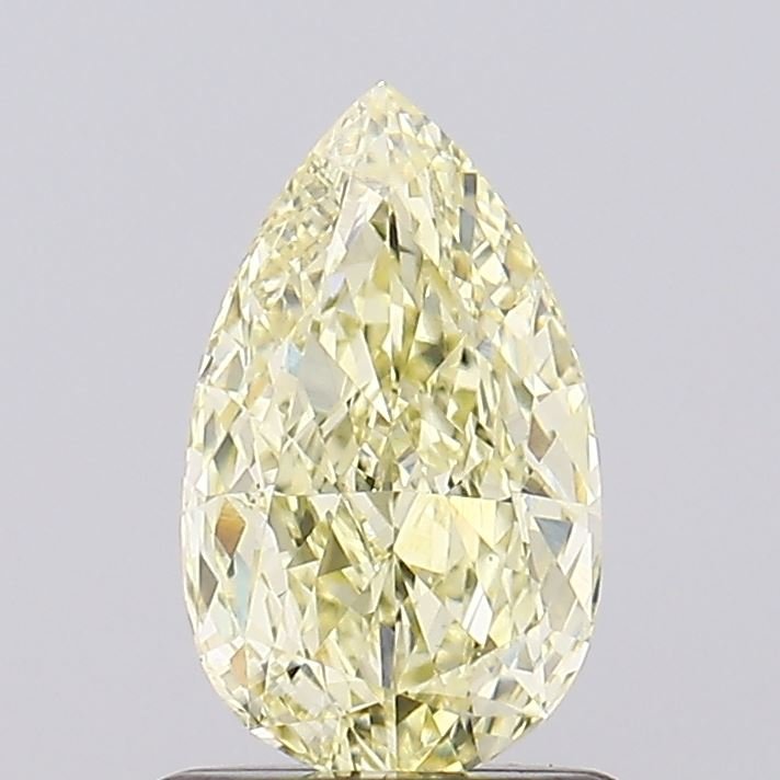 1.08 ct Pear Yellow VVS2 IGI Certified Lab Grown Diamond