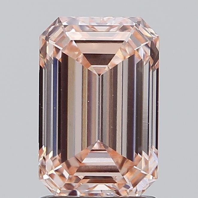 1.78 ct Emerald PINK VS1 IGI Certified Lab Grown Diamond