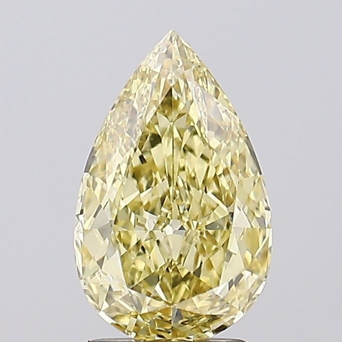 2.09 ct Pear Yellow VVS2 IGI Certified Lab Grown Diamond