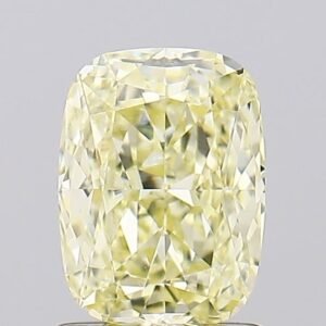 1.10 ct Cushion Yellow VS1 IGI Certified Lab Grown Diamond
