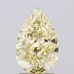 2.00 ct Pear Yellow VS1 IGI Certified Lab Grown Diamond