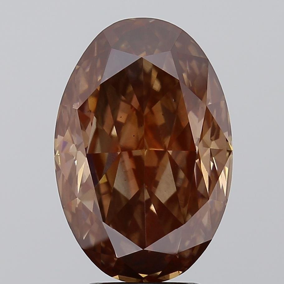 5.00 ct Oval PINK VS2 IGI Certified Lab Grown Diamond