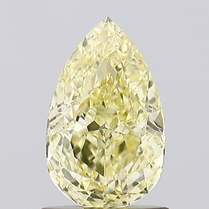 1.07 ct Pear Yellow VVS2 IGI Certified Lab Grown Diamond