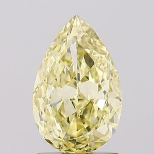 1.52 ct Pear Yellow VS1 IGI Certified Lab Grown Diamond