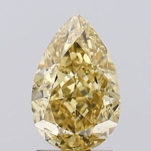 1.82 ct Pear Yellow VS2 IGI Certified Lab Grown Diamond