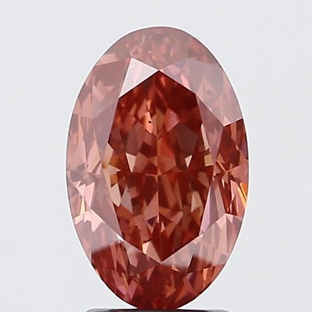 3.02 ct Oval PINK VS2 IGI Certified Lab Grown Diamond