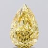 2.54 ct Pear Yellow VS1 IGI Certified Lab Grown Diamond