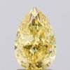 1.70 ct Pear Yellow VS1 IGI Certified Lab Grown Diamond