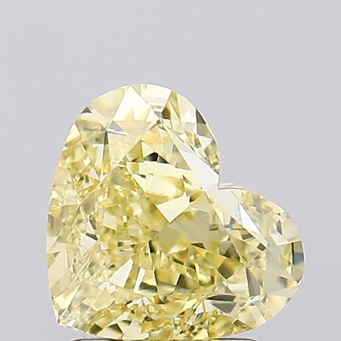 2.06 ct Heart Yellow VVS2 IGI Certified Lab Grown Diamond