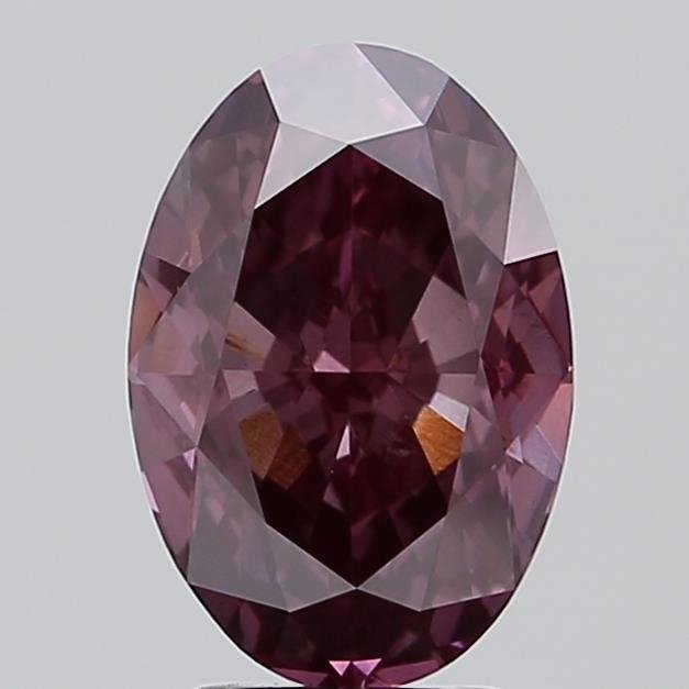 3.93 ct Oval PINK VS2 IGI Certified Lab Grown Diamond