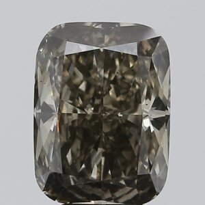 5.52 ct Cushion YELLOW SI2 IGI Certified Lab Grown Diamond