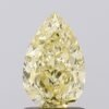 1.40 ct Pear Yellow VVS2 IGI Certified Lab Grown Diamond