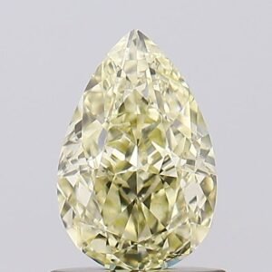 1.02 ct Pear Yellow VS1 IGI Certified Lab Grown Diamond