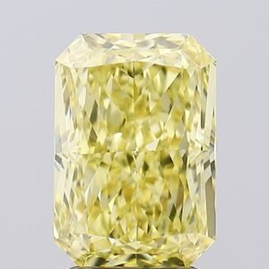 3.08 ct Radiant Yellow VS1 IGI Certified Lab Grown Diamond
