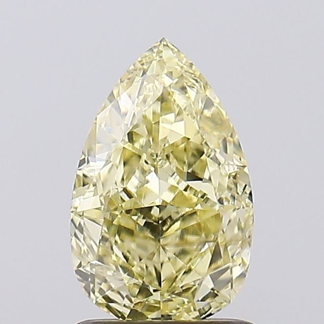 1.50 ct Pear Yellow VS2 IGI Certified Lab Grown Diamond