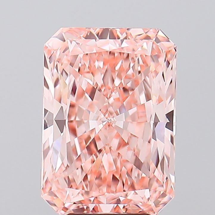 5.07 ct Radiant Pink VVS2 IGI Certified Lab Grown Diamond
