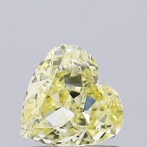 1.02 ct Heart Yellow VS1 IGI Certified Lab Grown Diamond