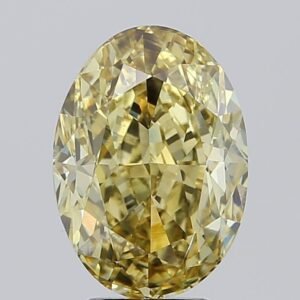 5.31 ct Oval YELLOW VS1 IGI Certified Lab Grown Diamond
