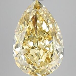 7.05 ct Pear YELLOW VS1 IGI Certified Lab Grown Diamond