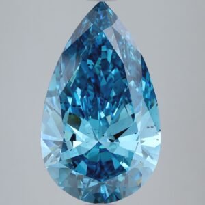 5.35 ct Pear BLUE SI1 IGI Certified Lab Grown Diamond
