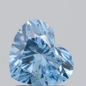 0.99 ct Heart BLUE VS2 IGI Certified Lab Grown Diamond