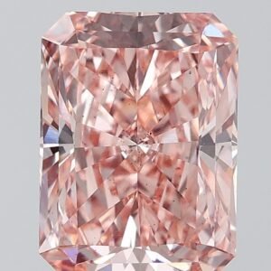3.53 ct Radiant PINK VS2 IGI Certified Lab Grown Diamond
