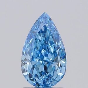 1.53 ct Pear BLUE SI1 IGI Certified Lab Grown Diamond