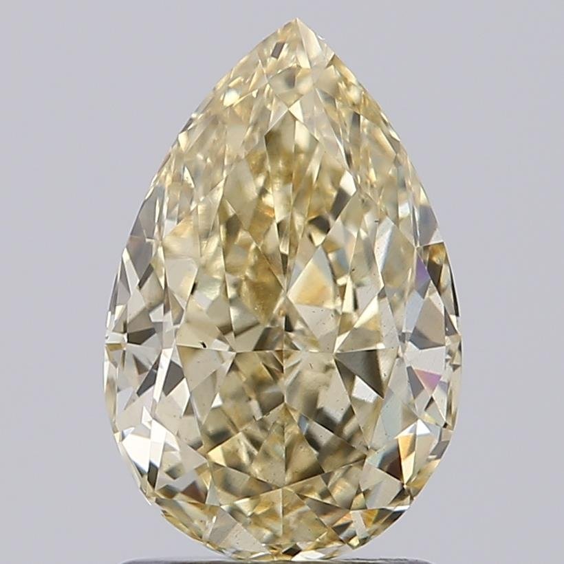 1.59 ct Pear YELLOW VS2 IGI Certified Lab Grown Diamond