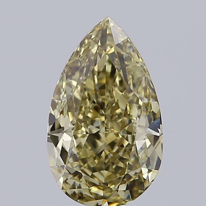 3.02 ct Pear YELLOW VS2 IGI Certified Lab Grown Diamond