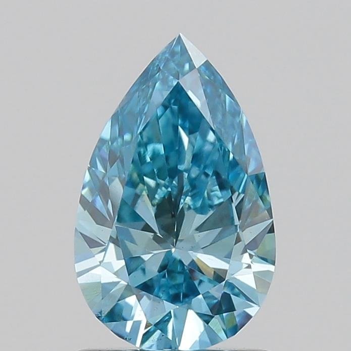 0.99 ct Pear BLUE VS2 IGI Certified Lab Grown Diamond