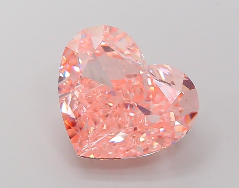 5.14 ct Heart Fancy VVS2 IGI Certified Lab Grown Diamond