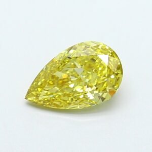 1.05 ct Pear Yellow VVS2 IGI Certified Lab Grown Diamond