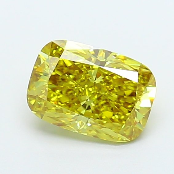 2.01 ct Cushion Yellow VS2 IGI Certified Lab Grown Diamond