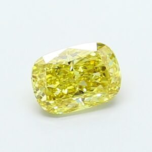 1.12 ct Cushion Yellow VVS2 IGI Certified Lab Grown Diamond