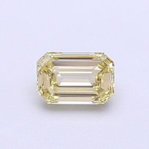 0.39 ct Emerald Yellow VVS2 IGI Certified Lab Grown Diamond