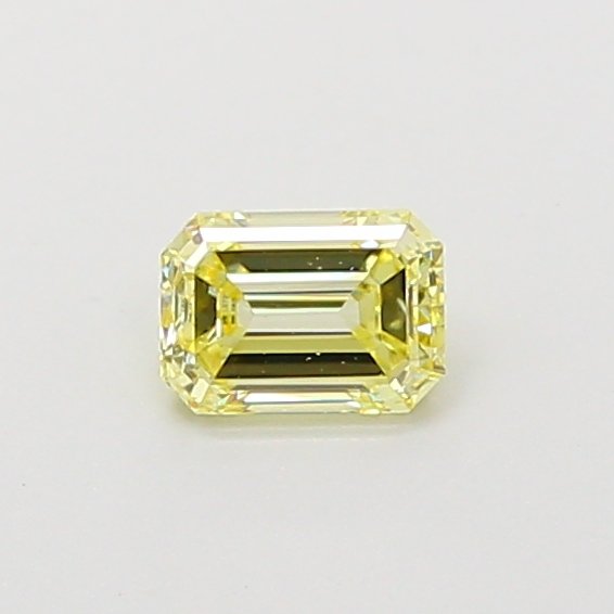 0.35 ct Emerald Yellow VVS2 IGI Certified Lab Grown Diamond