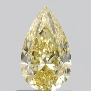 0.69 ct Pear YELLOW VS1 IGI Certified Lab Grown Diamond