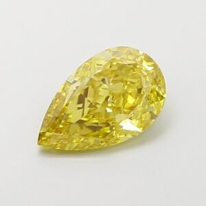 1.03 ct Pear Yellow VS1 IGI Certified Lab Grown Diamond