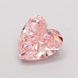 1.00 ct Heart Pink VS1 IGI Certified Lab Grown Diamond