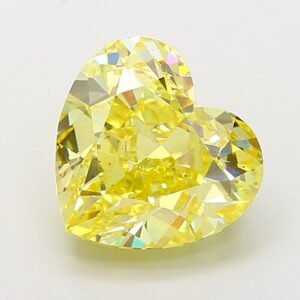 5.01 ct Heart Yellow VS1 IGI Certified Lab Grown Diamond