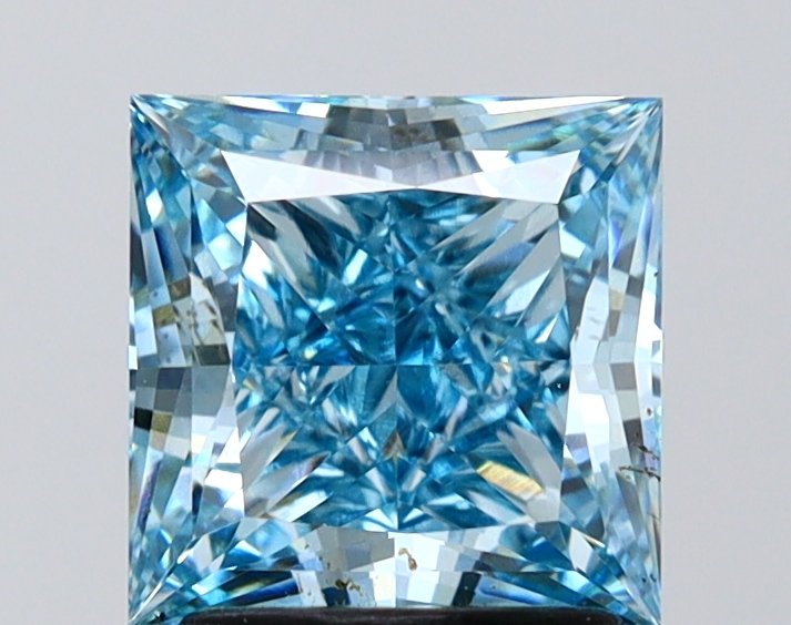 2.00 ct Princess BLUE VS1 IGI Certified Lab Grown Diamond