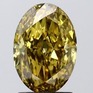 2.04 ct Oval YELLOW VS2 IGI Certified Lab Grown Diamond